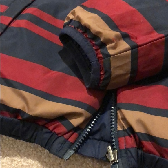 North face navy down jacket - Picture 6 of 8